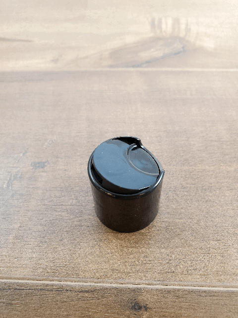 [001-985301] Bouchon noir PP flip top gemini (4oz/120ml)