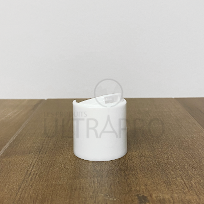 Bouchon blanc PP disc top lisse 28/410 - 2500/cs (BCN14034)