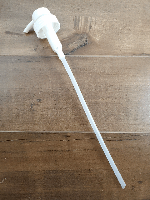 Pompe 4L blanche 5cc tige 280mm/11’’ 38/400 - 450/cs (BCN70028)