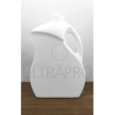 Bouteille 3L HDPE blanc avec verseur détergent 51mm - 60/pqt (BTL11031)