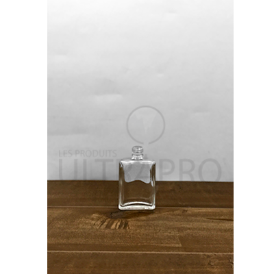 Bouteille 35ml verre clair carré 18/415 - 216/cs