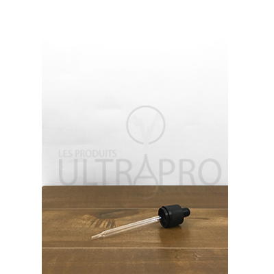 [CTG18410NVR100] Compte goutte noir verre T/E C/P 18/410 (100ml) - 140/pqt