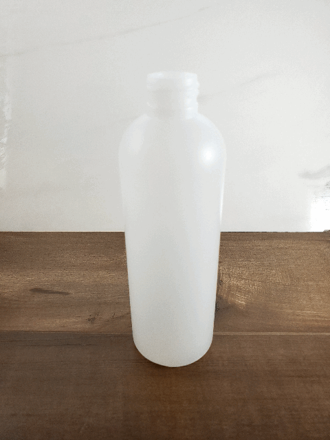 [BTL0250AHD001] Bottle 250ml HDPE Natural Bullet 24/410 - 277/cs